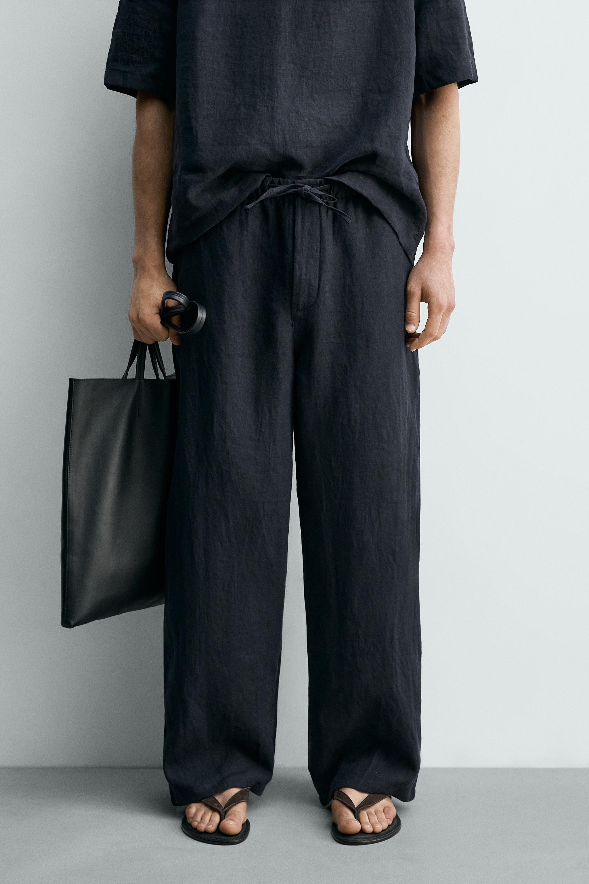 PANTALON RELAXED FIT 100% LIN
